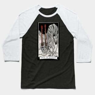 The Two of Wands - The Tarot Restless Baseball T-Shirt